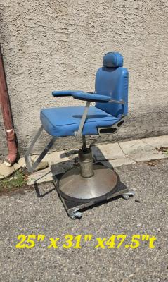 Blue Salon Chair
