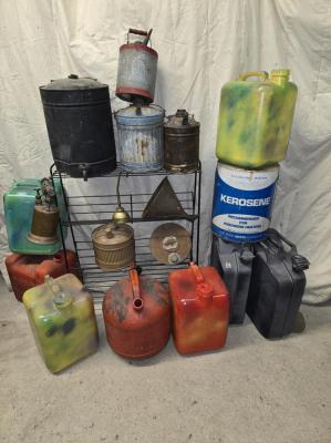 Gas and oil cans